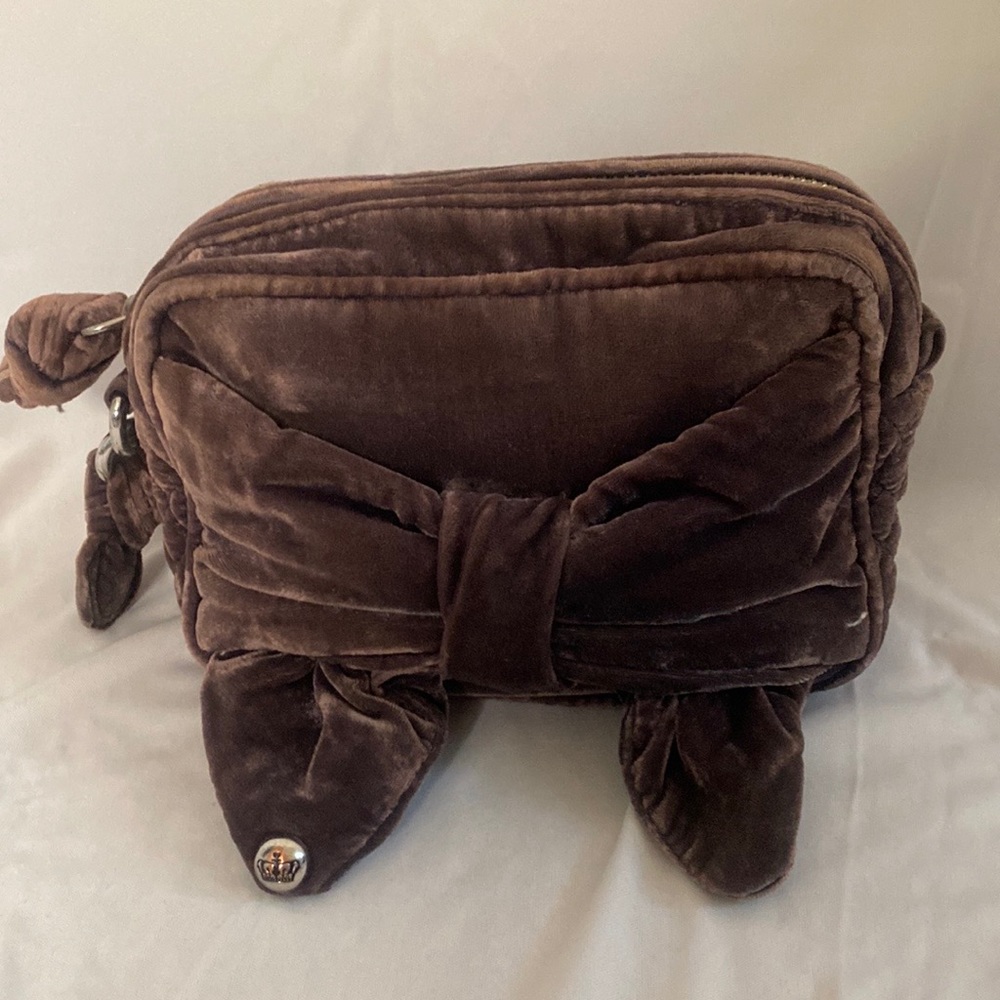 Juicy Couture Brown Velvet purse